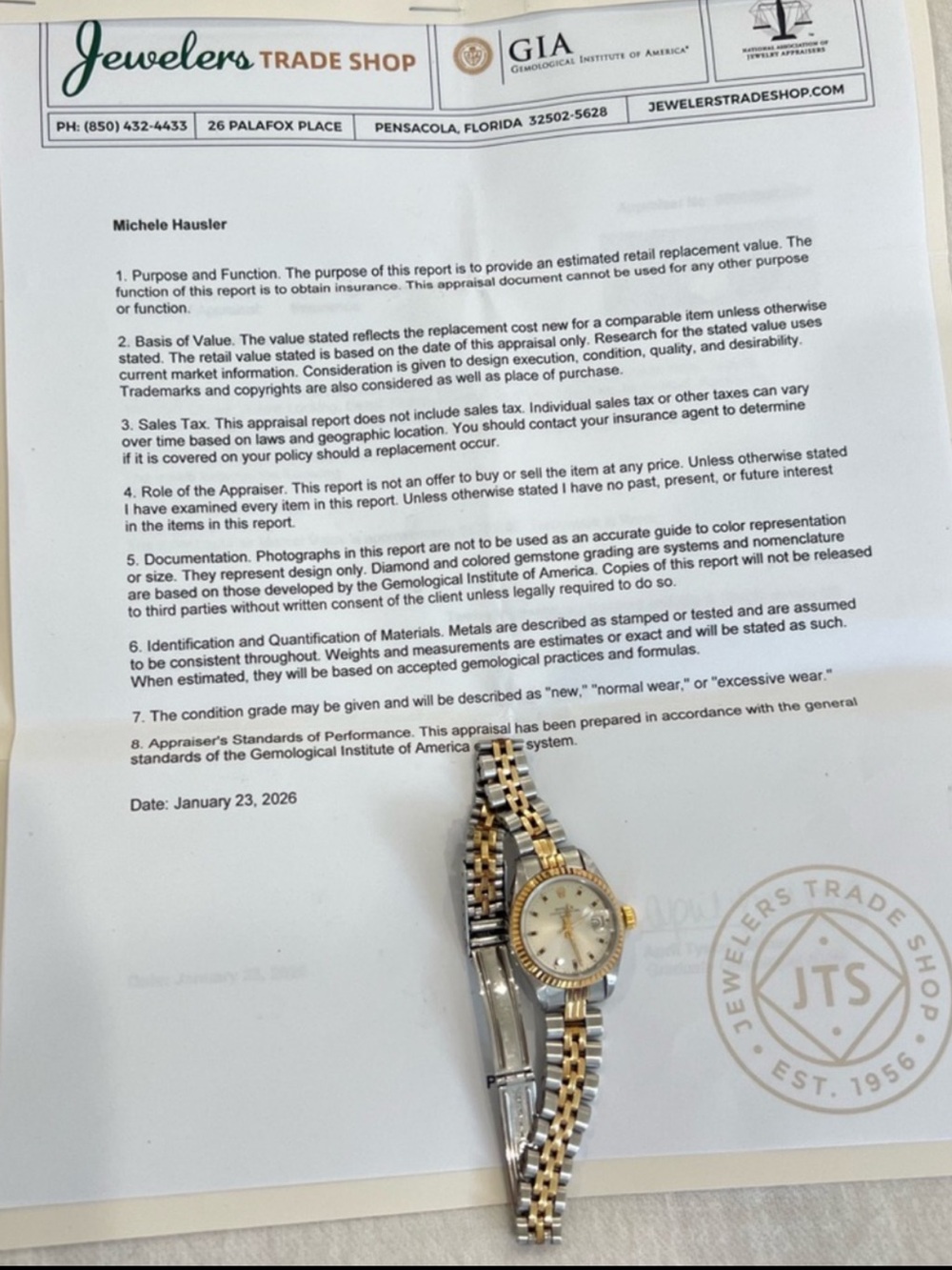 Rolex Two-Tone Gold and Silver Ladies Datejust Watch - Picture 3 of 10